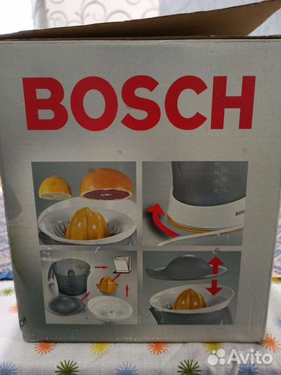 Соковыжималка для цитрусовых bosch