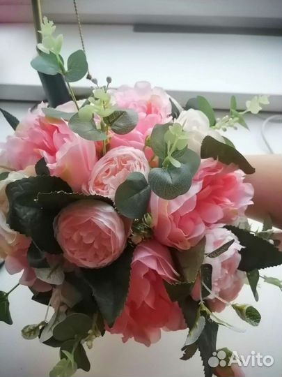 Букет-дублер для невесты и бутоньерка для жениха