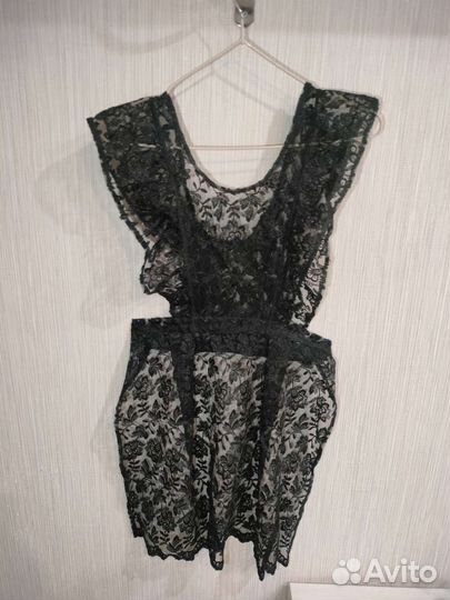 Школьный фартук белый и черный