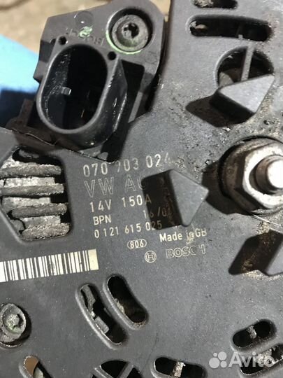 Генератор Фольксваген туарег 2.5 дизель