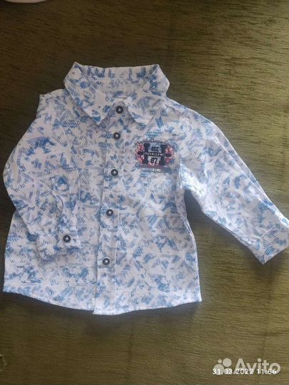 Рубашка детская для мальчиков