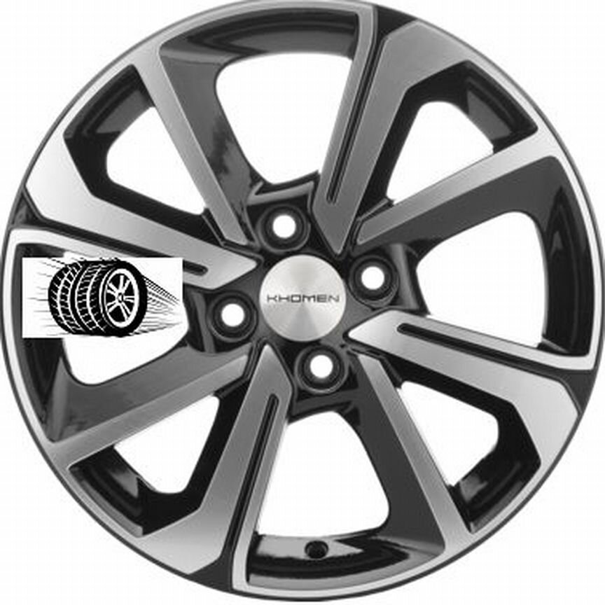 Литые диски Khomen Wheels 6×R15 4×100