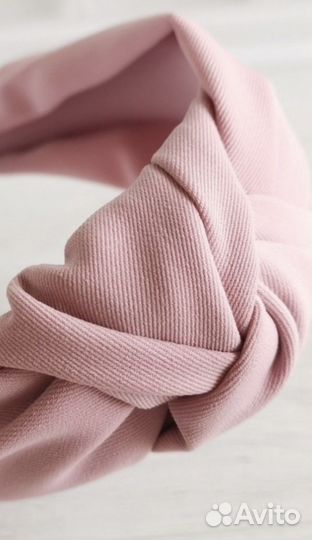 Ободок 3 шт.цвет Пудра