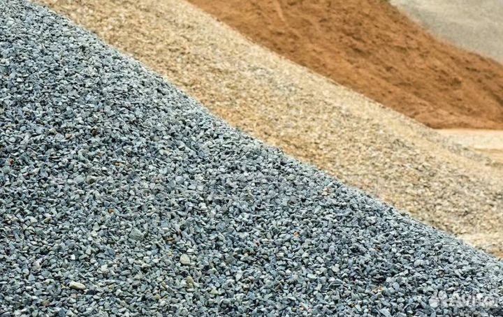 Песок щебень гравий пгс До 3 тонн