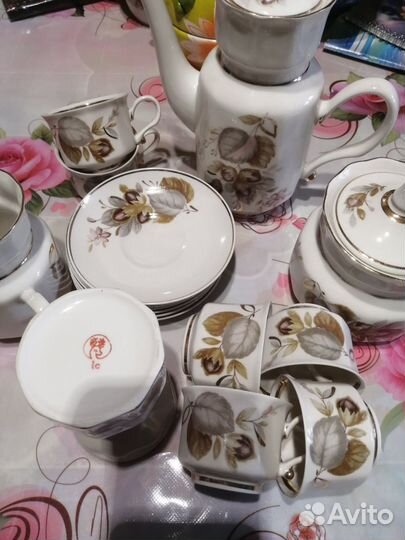 Сервизы кофейные, чайные