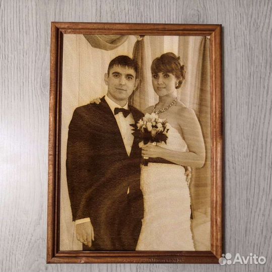 Фото выжженное на дереве