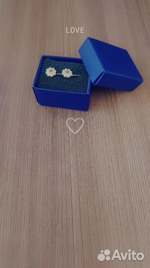 Серьги детские новые