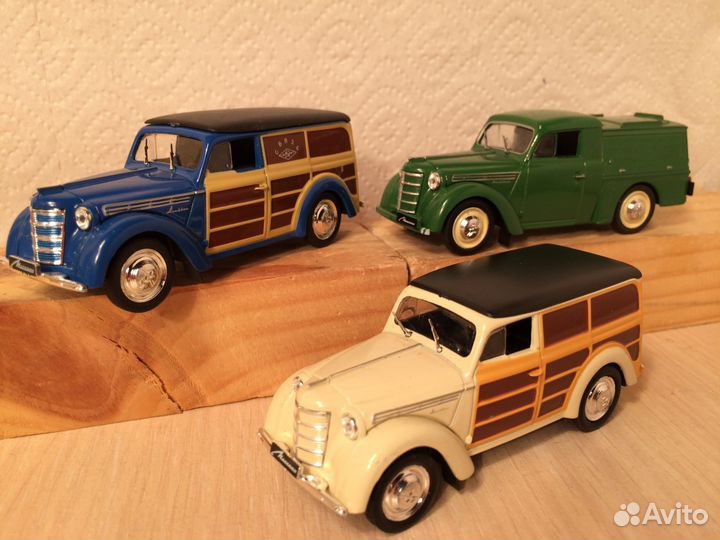 Москвичи Автолегенд, масш. 1/43