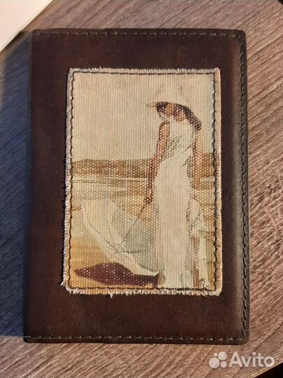 Обложка на паспорт, натуральная кожа