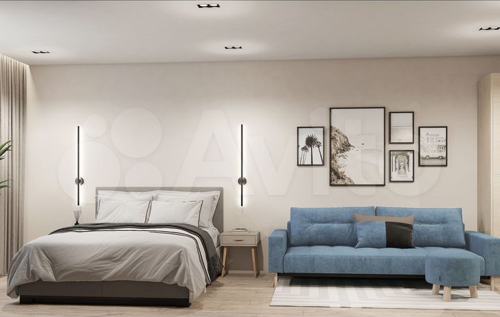 Апартаменты-студия, 28 м², 2/6 эт.