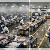 Видеонаблюдение для рыбного производства, Петрозаводск
