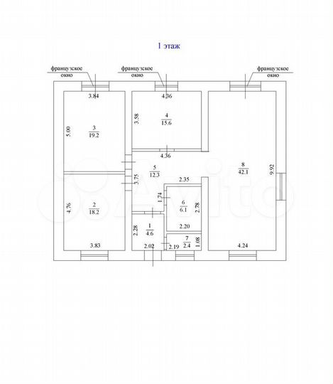 Коттедж 140 м² на участке 9 сот.