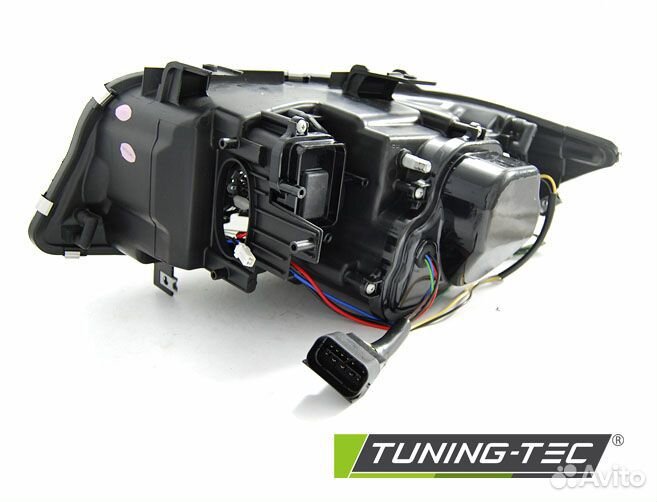 BMW E90/E91 05-08 Фары U-Type черные под ксенон