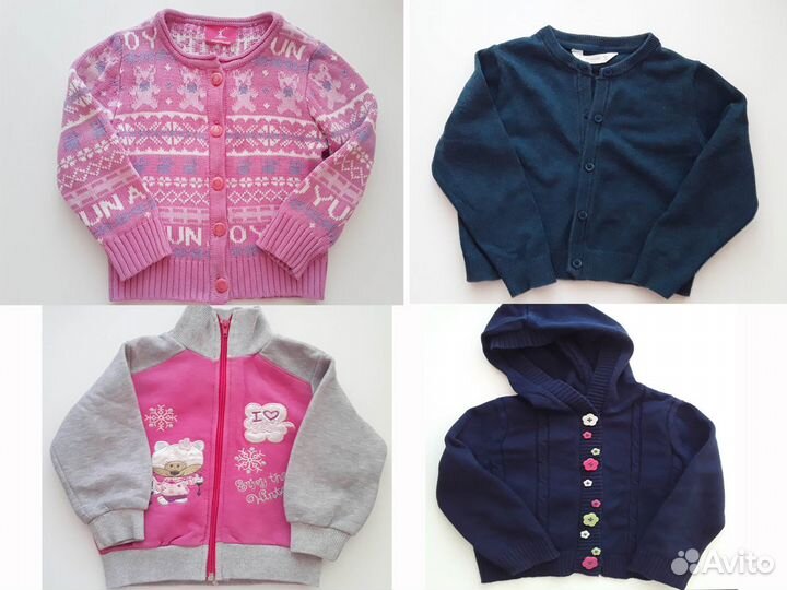 Кофты для девочки размер 84 - 112 см