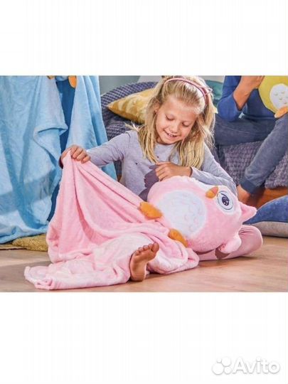 Сова с пледом 3 в 1