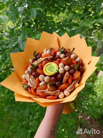 Букеты из сухофруктов и орехов.Съедобные букеты
