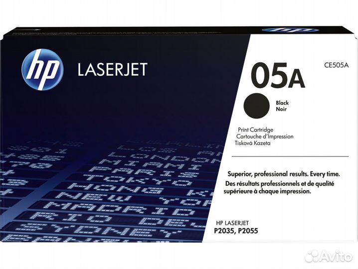 Заправленный картридж HP LaserJet HP 05A CE505A