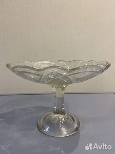 Ваза для фруктов из хрусталя