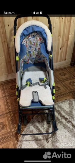 Детские санки на колесах