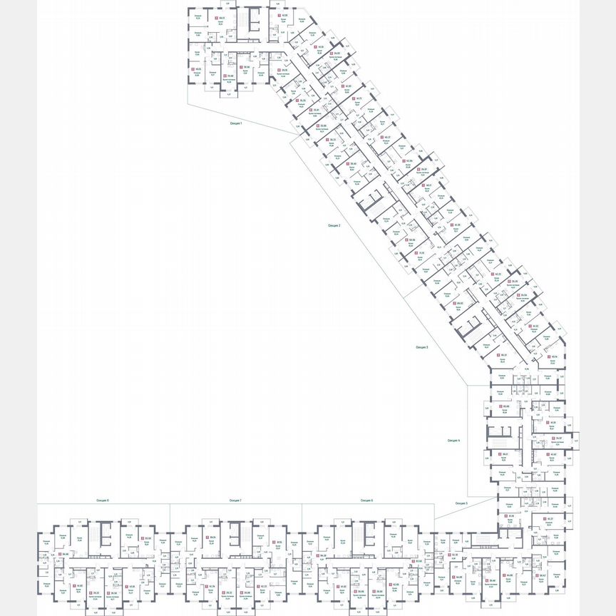 2-к. квартира, 71,8 м², 11/16 эт.