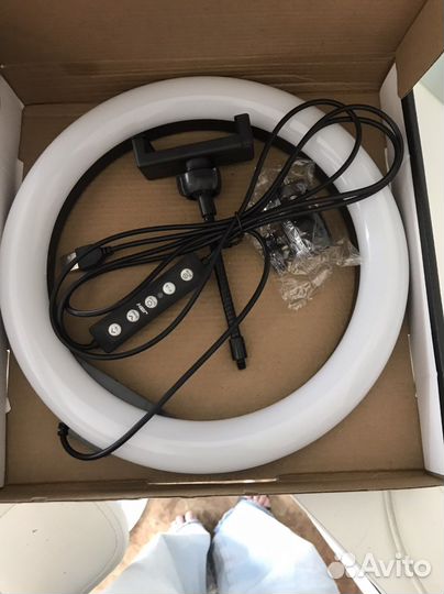 Кольцевая лампа rgb 26