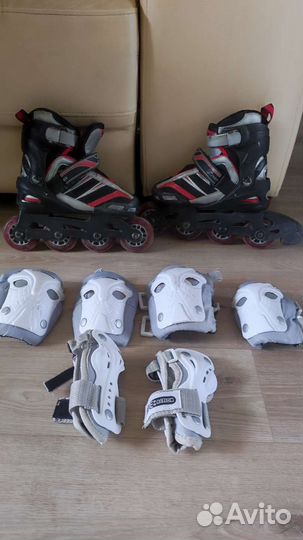 Детские ролики и защита 29-32