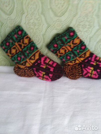 Детские джурабы 100 шерсть СССР