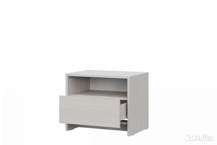 Тумба прикроватная мсп 1 Ясень Анкор светлый (И)