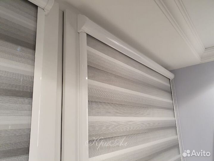 Рулонные жалюзи на створки