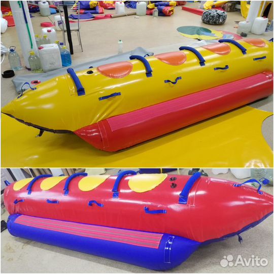 Надувные санки со сцепкой