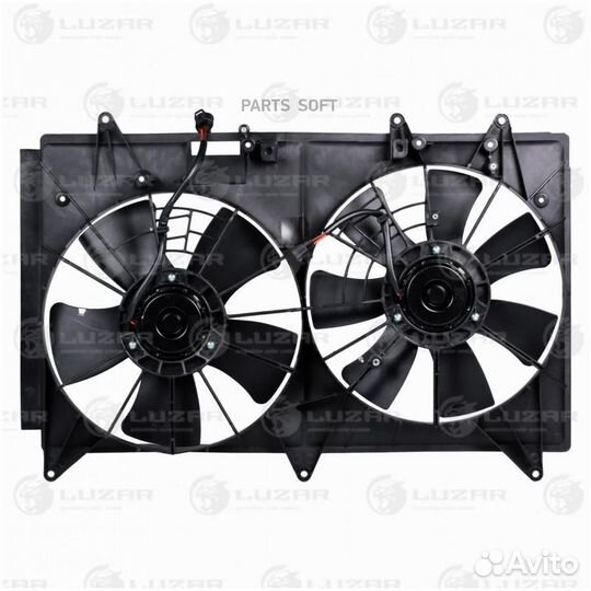 Вентилятор двигателя Mazda CX-7 (06) (2 вент.) (с