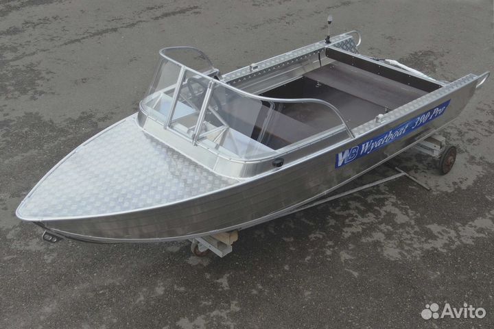 Новая алюминиевая моторная лодка Wyatboat 390 Pro