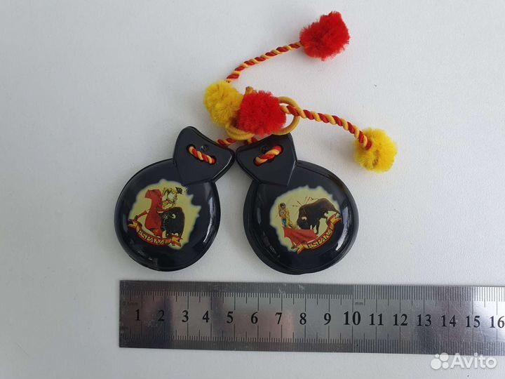 Кастаньеты пластмассовые из Барселоны