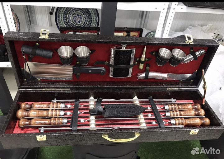 Подарочный набор для шашлыка кейс