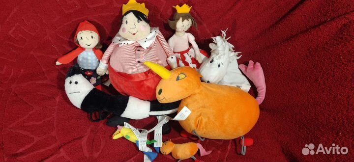 Мягкие игрушки Дисней, Макдональдс и Икеа