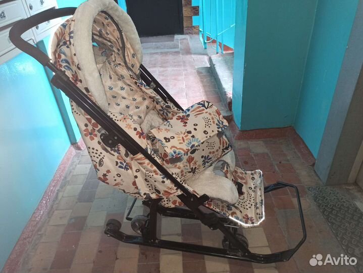 Санки коляска ника 7-5