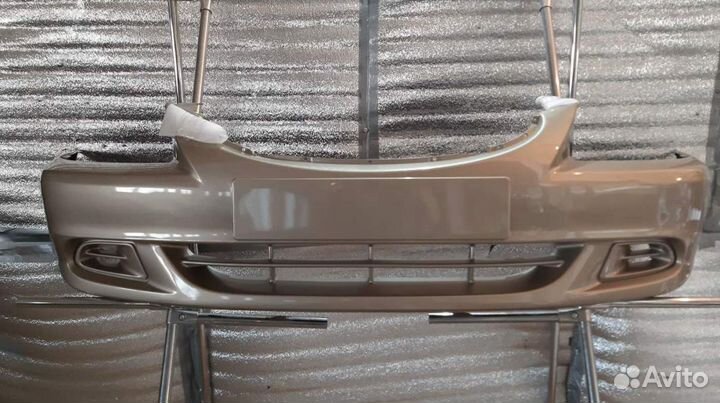 Бампер передний Хендай Акцент тагаз бежевый H01