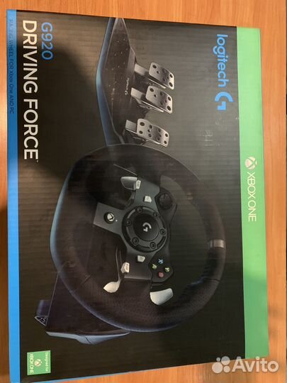Руль logitech driving force g920