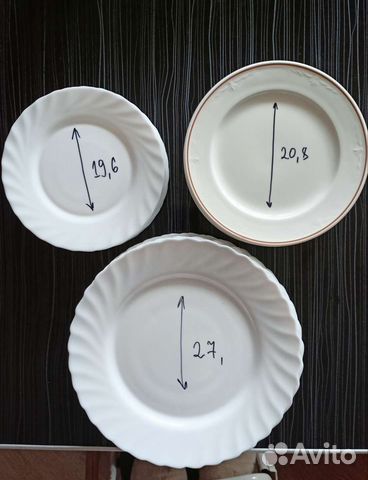 Тарелки Франция, Англия