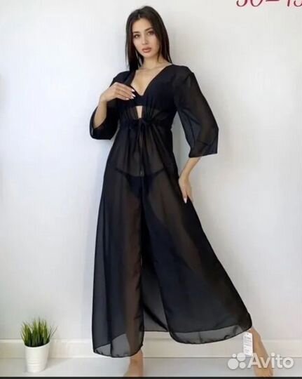 Накидка туника пляжная