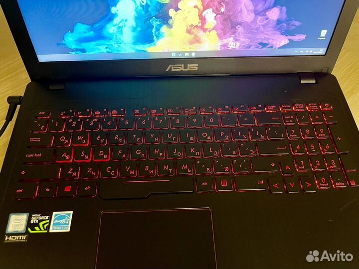 Инровой asus GeForce GTX 1050ti, intel i5