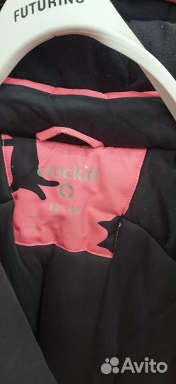 Зимний комбинезон для девочки 62-68