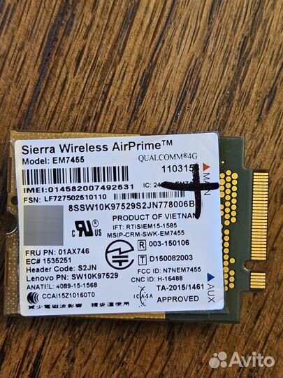 M.2 модемы Fibocom и Sierra Wireless + аксессуары