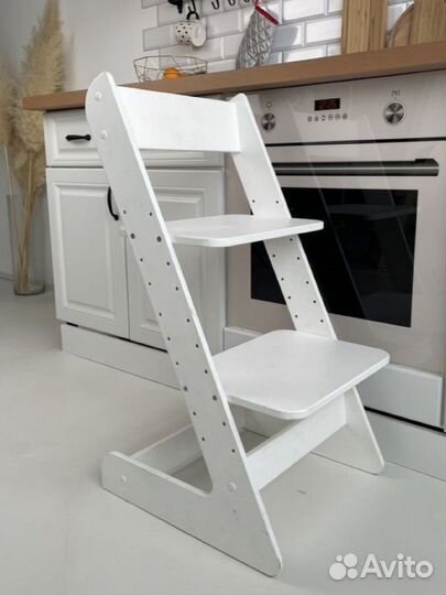 Белый пастущий стульчик