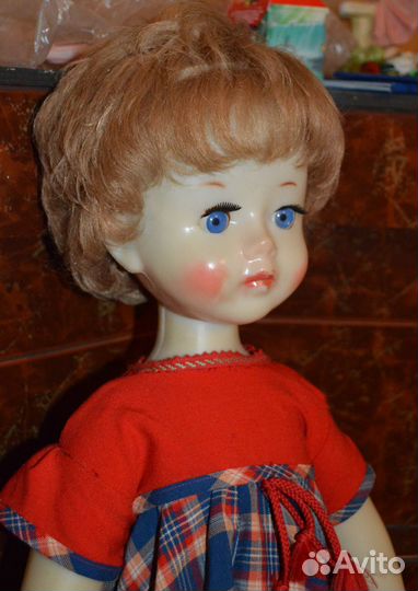 Кукла Нина, ранняя,1960 г,клеймо 