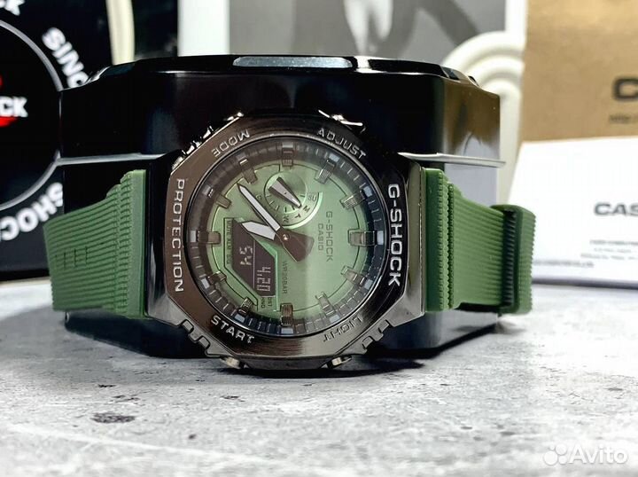 Часы G-Shock 2100 зеленые