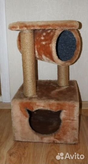 Разные домики с когтеточками