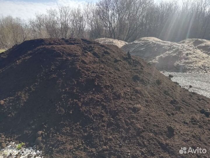 Чернозем. Торф. Чёрная земля. Торфогрунт