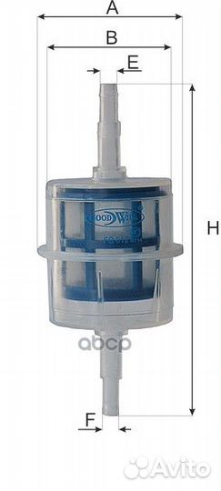 Фильтр топливный Audi,Ford,Citroen,Volvo,Fiat,R