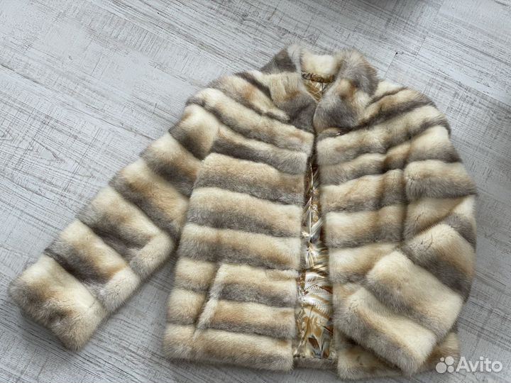 Шуба норковая поперечка 40-42